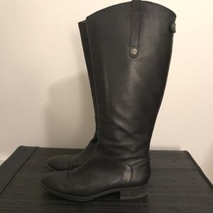 Black Riding Boots by Sam Edelman - Wide Calf